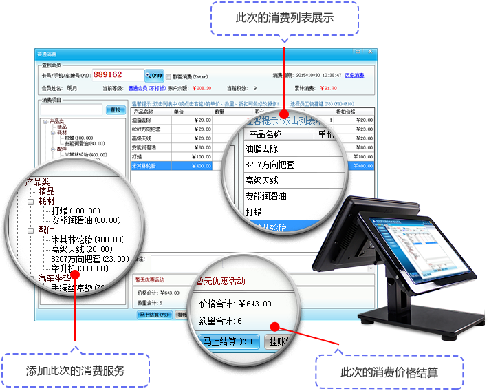 銷售收銀